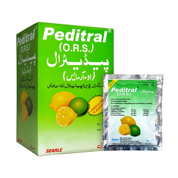 Peditral Powder Lemon Sachet  (1 Box = 25 Sachets) — view 1