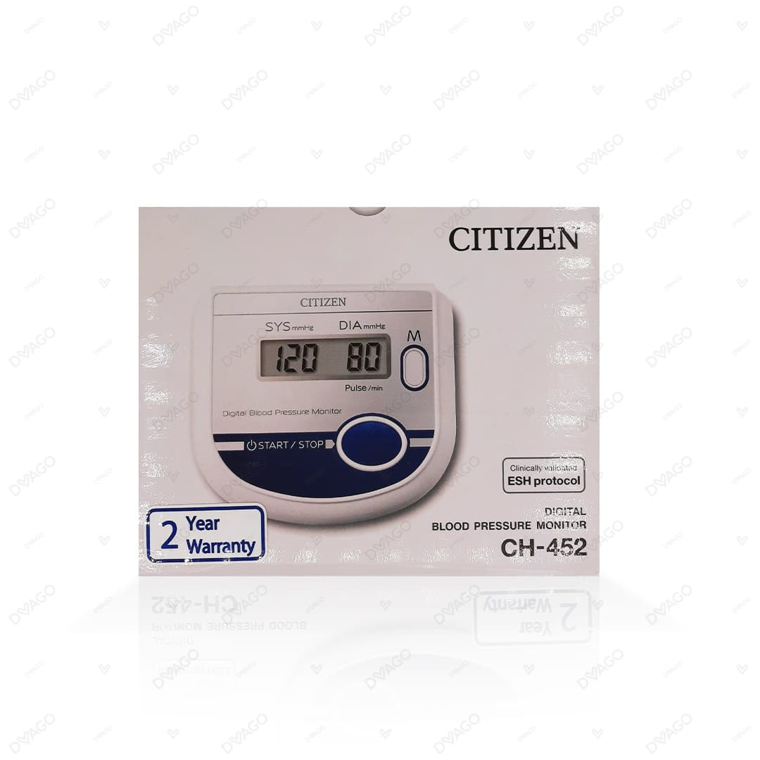 Citizen CH 452 Upper Arm Blood Pressure Monitor