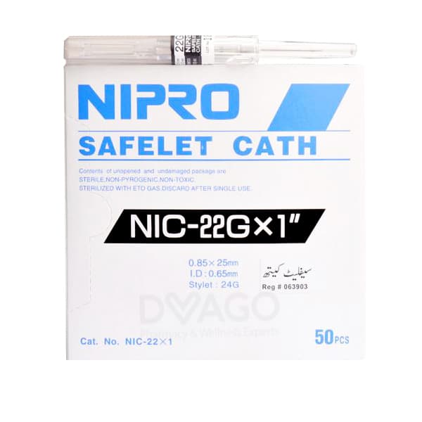 NIPRO IV CANULA 22G — view 1