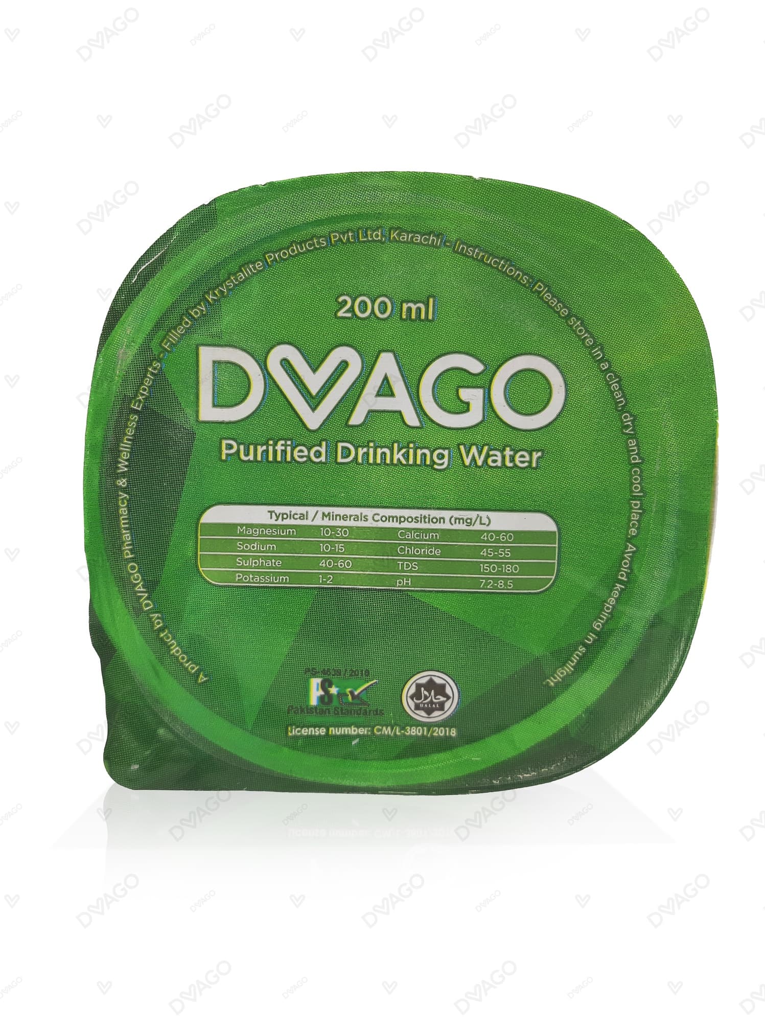 DVAGO WATER 200ML 200 ML