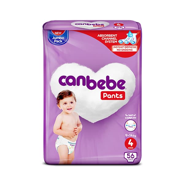 Canbebe Baby Pants Maxi Size 4 56Pcs