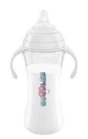 Cuddles Baby Feeding Bottle Pink 330ml