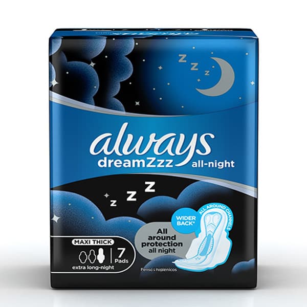 Always Maxi Thick Night Extra Long Sanitary Pads 7Pcs