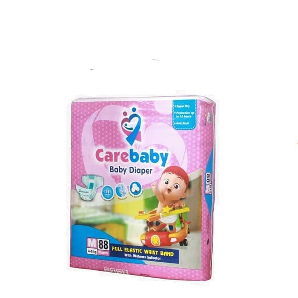 Care Baby Diapers Medium 88Pcs