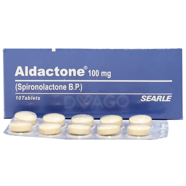 Aldactone Tablets 100mg (1 Box = 1 Strip)(1 Strip = 10 Tablets)