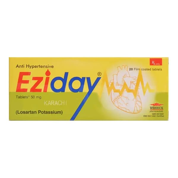 Eziday Tablets 50mg (1 Box = 1 Strip)(1 Strip = 20 Tablets) — view 1