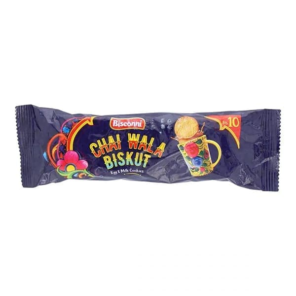 Bisconni Chai Wala Biskut Egg Milk Cookies Snack Pack