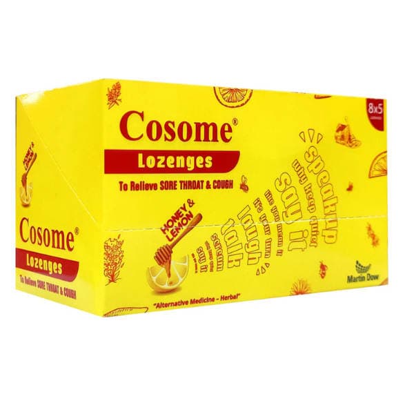 Cofsome Honey and Lemon Flavour Lozenges 40pcs