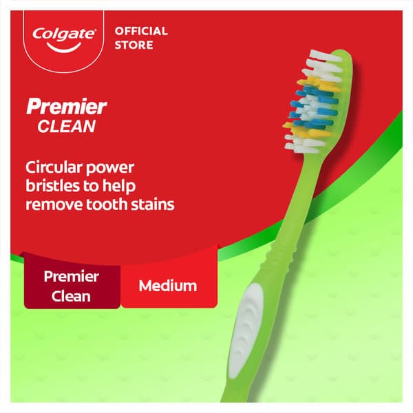 Colgate Premier Clean Medium Toothbrush
