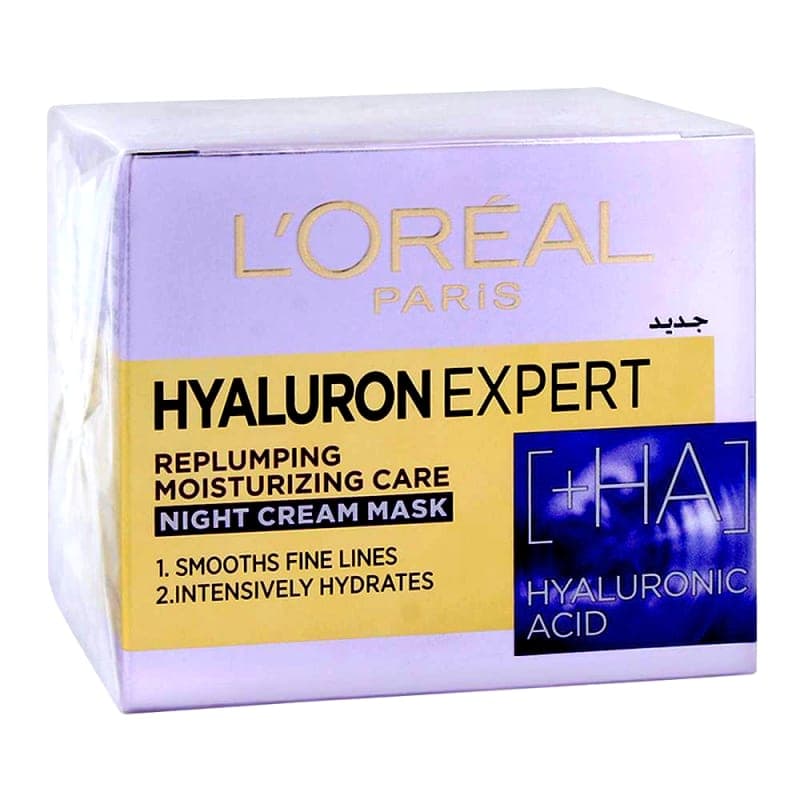 Loreal Paris Hyaluron Expert Relumping Moisturizing Care Nightcreammask 50ml