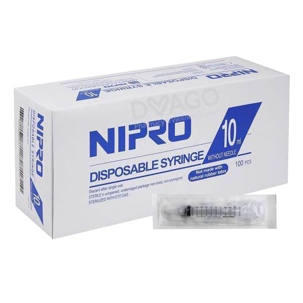 Nipro Syringe 10ml 100s