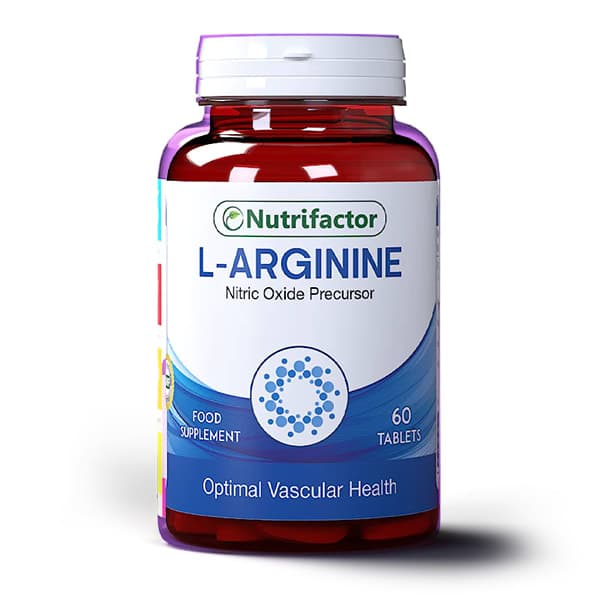 Nutrifactor L Arginine Tablets 1s 60tab