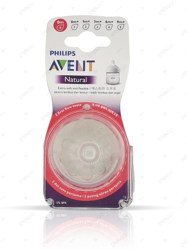 Avent Natural Ii Teat First to 0m