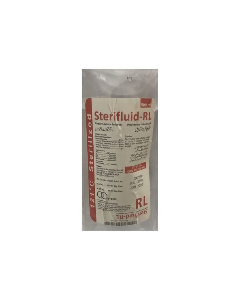 Fdl Ringer 500ml Euro 1s 500ml Infusion