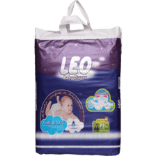 Leo Baby Diapers Mega Pack Large 72c