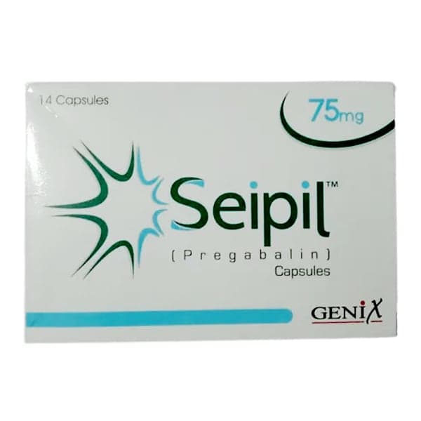 Seipil 75mg Capsules 14s