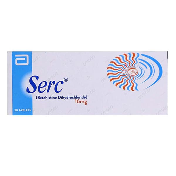 Serc Tablets 16mg 30s