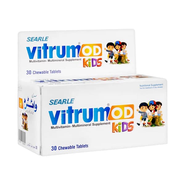 Vitrum OD Kids Chewable Tablets 30s